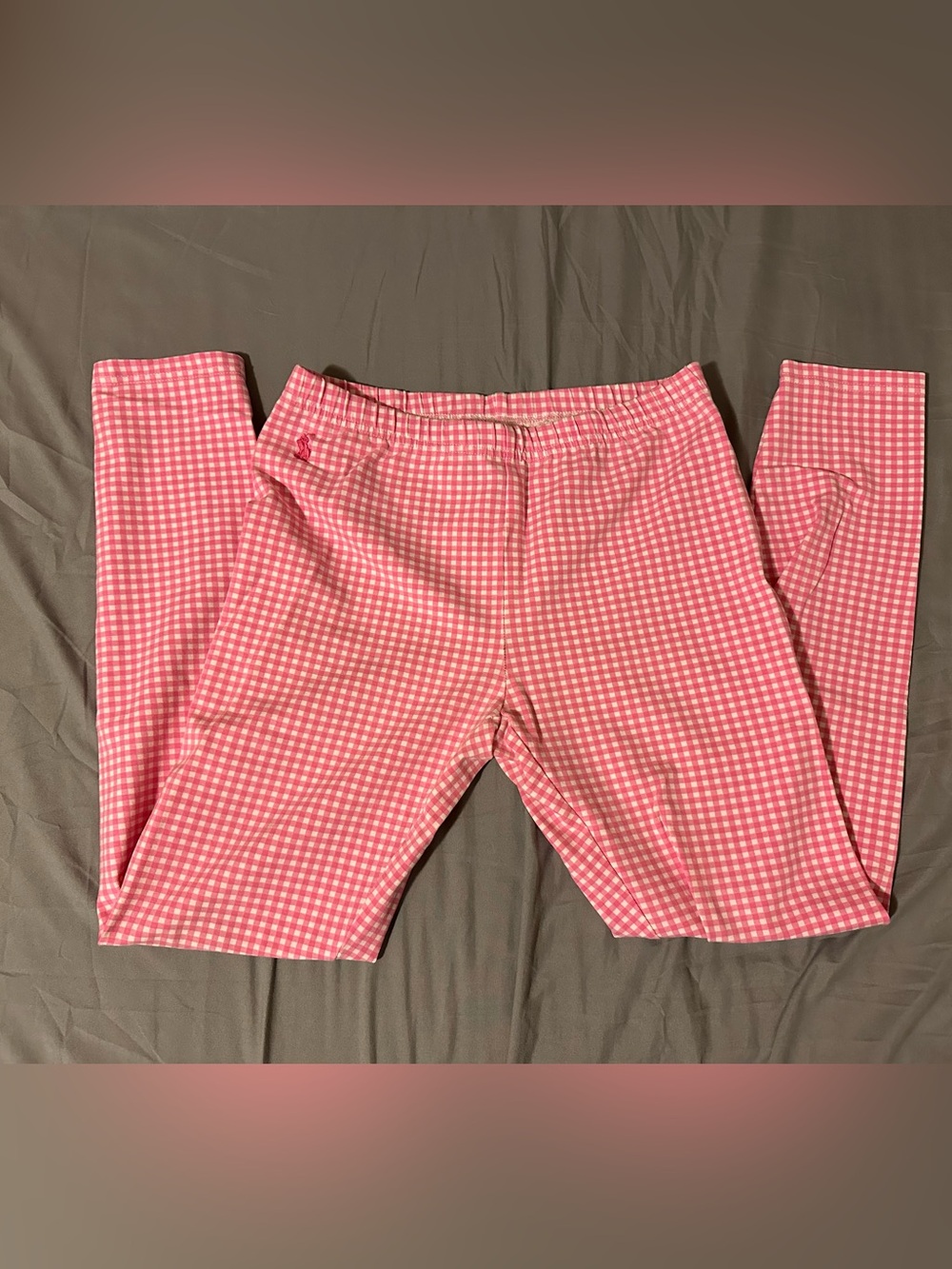 Ralph Lauren Pink Gingham Girl’s Leggings